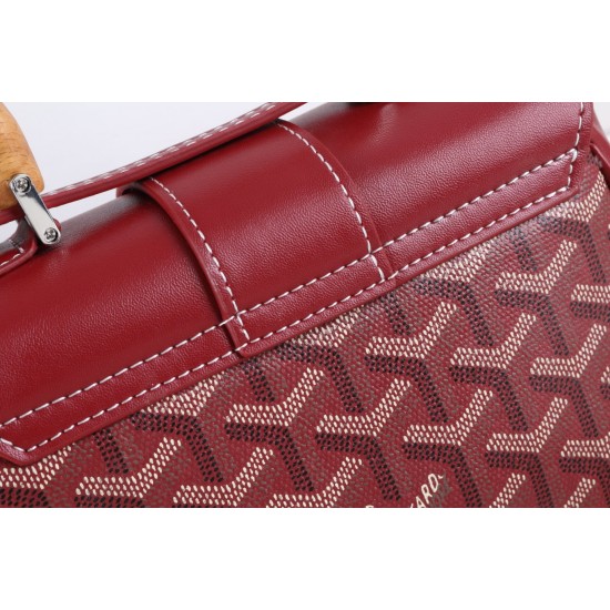 goyard goyard sigon bag mini sigon bag handbag crossbody dual purpose bag saddle bag dog tooth bag kelly bag P260 size top width 18cm height 15cm bottom bottom length 20cm bottom thickness 9cm