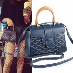 goyard goyard sigon bag mini sigon bag handbag crossbody dual purpose bag saddle bag dog tooth bag kelly bag P260 size top width 18cm height 15cm bottom bottom length 20cm bottom thickness 9cm
