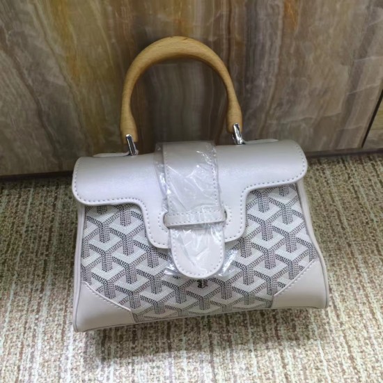 goyard goyard sigon bag mini sigon bag handbag crossbody dual purpose bag saddle bag dog tooth bag kelly bag P260 size top width 18cm height 15cm bottom bottom length 20cm bottom thickness 9cm