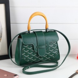 goyard goyard sigon bag mini sigon bag handbag crossbody dual purpose bag saddle bag dog tooth bag kelly bag P260 size top width 18cm height 15cm bottom bottom length 20cm bottom thickness 9cm