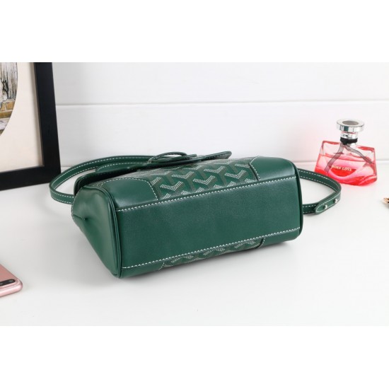 goyard goyard sigon bag mini sigon bag handbag crossbody dual purpose bag saddle bag dog tooth bag kelly bag P260 size top width 18cm height 15cm bottom bottom length 20cm bottom thickness 9cm