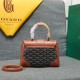 goyard goyard saigon bag mini sigon bag handbag crossbody dual purpose bag saddle bag dog tooth bag kelly bag size top width 18cm height 15cm bottom bottom length 20cm bottom thickness 9cm p240