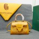 goyard goyard saigon bag mini sigon bag handbag crossbody dual purpose bag saddle bag dog tooth bag kelly bag size top width 18cm height 15cm bottom bottom length 20cm bottom thickness 9cm p240