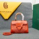 goyard goyard saigon bag mini sigon bag handbag crossbody dual purpose bag saddle bag dog tooth bag kelly bag size top width 18cm height 15cm bottom bottom length 20cm bottom thickness 9cm p240