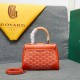 goyard goyard saigon bag mini sigon bag handbag crossbody dual purpose bag saddle bag dog tooth bag kelly bag size top width 18cm height 15cm bottom bottom length 20cm bottom thickness 9cm p240