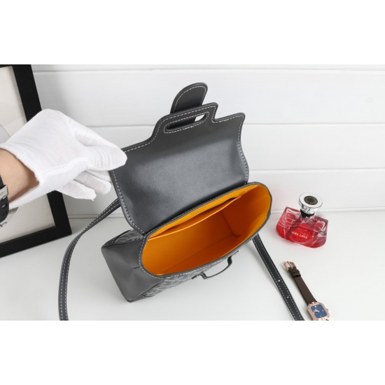 goyard goyard sigon bag mini sigon bag handbag crossbody dual purpose bag saddle bag dog tooth bag kelly bag P260 size top width 18cm height 15cm bottom bottom length 20cm bottom thickness 9cm