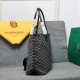 goyard star with models shopping bag leather shoulder mother large capacity handbag large bag travel bag with leather size large bottom length 40 on length 55 bottom width 15 height 30cm medium bottom length 34 on length 46 bottom width 15 height 28cm