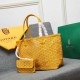 goyard star with models shopping bag leather shoulder mother large capacity handbag large bag travel bag with leather size large bottom length 40 on length 55 bottom width 15 height 30cm medium bottom length 34 on length 46 bottom width 15 height 28cm