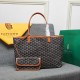 goyard star with models shopping bag leather shoulder mother large capacity handbag large bag travel bag with leather size large bottom length 40 on length 55 bottom width 15 height 30cm medium bottom length 34 on length 46 bottom width 15 height 28cm