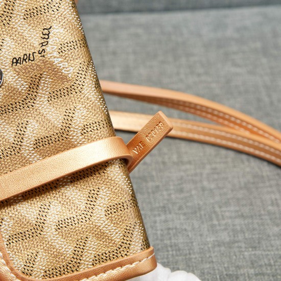 goyard star with models shopping bag leather shoulder mother large capacity handbag large bag travel bag with leather size large bottom length 40 on length 55 bottom width 15 height 30cm medium bottom length 34 on length 46 bottom width 15 height 28cm