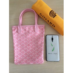 Goya Goyard Earl Bag mini Shopper Mini Purses Tote with Genuine Leather P110 Size Bottom Length 17 Pocket Length 205 Bag Body Height 23 Hand Raise 10cm belongs to the Mini Bag Contrasting Version