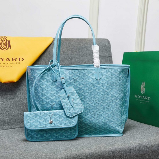 goyard Goya star with the same shopping bag double-sided cowhide shoulder handbag handbag bag women's bag large-capacity mommy bag P large 180 medium 170 size large bottom length 40 on the length of 55 bottom width 15 high 30cm medium bottom length 34 on 