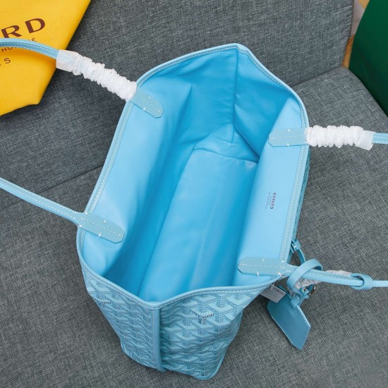 goyard Goya star with the same shopping bag double-sided cowhide shoulder handbag handbag bag women's bag large-capacity mommy bag P large 180 medium 170 size large bottom length 40 on the length of 55 bottom width 15 high 30cm medium bottom length 34 on 