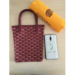 Goya Goyard Earl Bag mini Shopper Mini Purses Tote with Genuine Leather P110 Size Bottom Length 17 Pocket Length 205 Bag Body Height 23 Hand Raise 10cm belongs to the Mini Bag Contrasting Version
