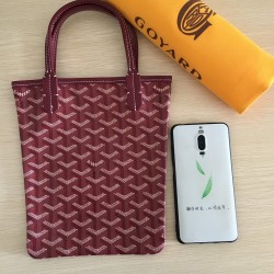 Goya Goyard Earl Bag mini Shopper Mini Purses Tote with Genuine Leather P110 Size Bottom Length 17 Pocket Length 205 Bag Body Height 23 Hand Raise 10cm belongs to the Mini Bag Contrasting Version