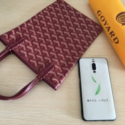 Goya Goyard Earl Bag mini Shopper Mini Purses Tote with Genuine Leather P110 Size Bottom Length 17 Pocket Length 205 Bag Body Height 23 Hand Raise 10cm belongs to the Mini Bag Contrasting Version