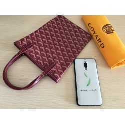 Goya Goyard Earl Bag mini Shopper Mini Purses Tote with Genuine Leather P110 Size Bottom Length 17 Pocket Length 205 Bag Body Height 23 Hand Raise 10cm belongs to the Mini Bag Contrasting Version