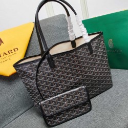goyard star with models shopping bag leather shoulder mother large capacity handbag large bag travel bag with leather size large bottom length 40 on length 55 bottom width 15 height 30cm medium bottom length 34 on length 46 bottom width 15 height 28cm