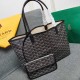 goyard star with models shopping bag leather shoulder mother large capacity handbag large bag travel bag with leather size large bottom length 40 on length 55 bottom width 15 height 30cm medium bottom length 34 on length 46 bottom width 15 height 28cm