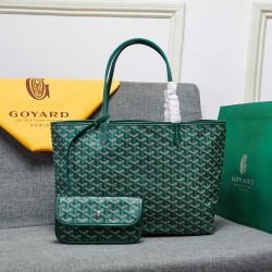goyard star with models shopping bag leather shoulder mother large capacity handbag large bag travel bag with leather size large bottom length 40 on length 55 bottom width 15 height 30cm medium bottom length 34 on length 46 bottom width 15 height 28cm