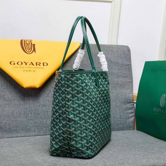 goyard star with models shopping bag leather shoulder mother large capacity handbag large bag travel bag with leather size large bottom length 40 on length 55 bottom width 15 height 30cm medium bottom length 34 on length 46 bottom width 15 height 28cm
