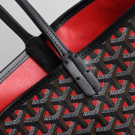 goyard Goyard Illusion Bag Colorful Reversible Dog Tooth Shopping Bag Vegetable Basket Sub Bag Large Bottom Length 40 Top Length 55 Bottom Width 15 Height 30cm Medium Bottom Length 34 Top Length 46 Bottom Width 15 Height 28cm Medium P170 Large P180