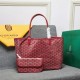 goyard star with models shopping bag leather shoulder mother large capacity handbag large bag travel bag with leather size large bottom length 40 on length 55 bottom width 15 height 30cm medium bottom length 34 on length 46 bottom width 15 height 28cm