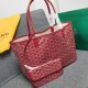 goyard star with models shopping bag leather shoulder mother large capacity handbag large bag travel bag with leather size large bottom length 40 on length 55 bottom width 15 height 30cm medium bottom length 34 on length 46 bottom width 15 height 28cm