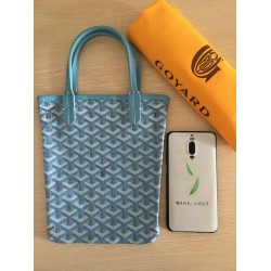 Goya Goyard Earl Bag mini Shopper Mini Purses Tote with Genuine Leather P110 Size Bottom Length 17 Pocket Length 205 Bag Body Height 23 Hand Raise 10cm belongs to the Mini Bag Contrasting Version