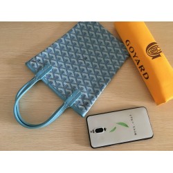 Goya Goyard Earl Bag mini Shopper Mini Purses Tote with Genuine Leather P110 Size Bottom Length 17 Pocket Length 205 Bag Body Height 23 Hand Raise 10cm belongs to the Mini Bag Contrasting Version