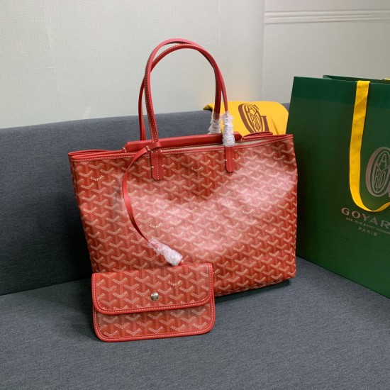 Goyard Goya launched a new twin shopping bag this bag looks like two classic shopping bags tote bag back to back together inside is two separate space Oh classic and practical generous belongs to the size of the medium bottom length of 34 on the length of