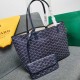 goyard star with models shopping bag leather shoulder mother large capacity handbag large bag travel bag with leather size large bottom length 40 on length 55 bottom width 15 height 30cm medium bottom length 34 on length 46 bottom width 15 height 28cm