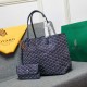 goyard star with models shopping bag leather shoulder mother large capacity handbag large bag travel bag with leather size large bottom length 40 on length 55 bottom width 15 height 30cm medium bottom length 34 on length 46 bottom width 15 height 28cm