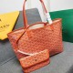 goyard star with models shopping bag leather shoulder mother large capacity handbag large bag travel bag with leather size large bottom length 40 on length 55 bottom width 15 height 30cm medium bottom length 34 on length 46 bottom width 15 height 28cm