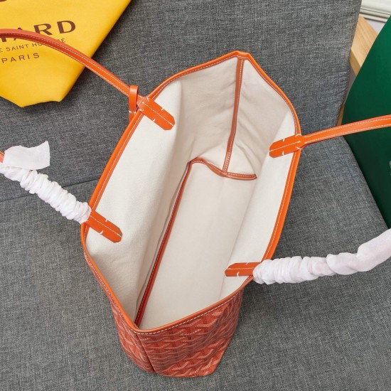 goyard star with models shopping bag leather shoulder mother large capacity handbag large bag travel bag with leather size large bottom length 40 on length 55 bottom width 15 height 30cm medium bottom length 34 on length 46 bottom width 15 height 28cm