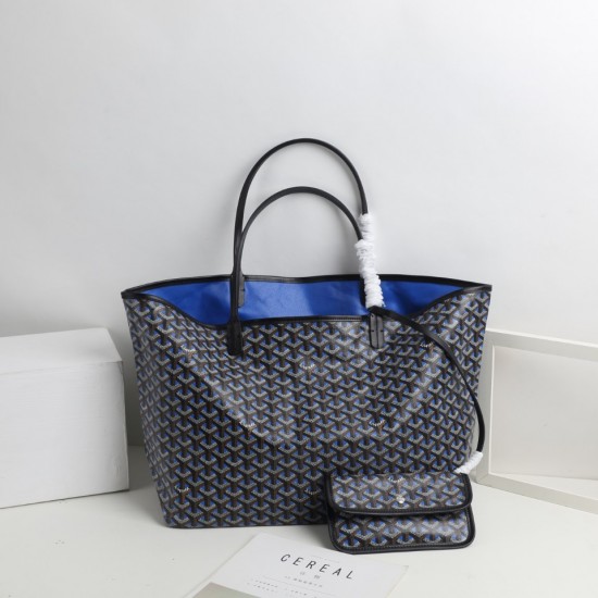 goyard Goyard Illusion Bag Colorful Reversible Dog Tooth Shopping Bag Vegetable Basket Sub Bag Large Bottom Length 40 Top Length 55 Bottom Width 15 Height 30cm Medium Bottom Length 34 Top Length 46 Bottom Width 15 Height 28cm Medium P170 Large P180