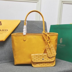 goyard Goya star with the same shopping bag double-sided cowhide shoulder handbag handbag bag women's bag large-capacity mommy bag P large 180 medium 170 size large bottom length 40 on the length of 55 bottom width 15 high 30cm medium bottom length 34 on 