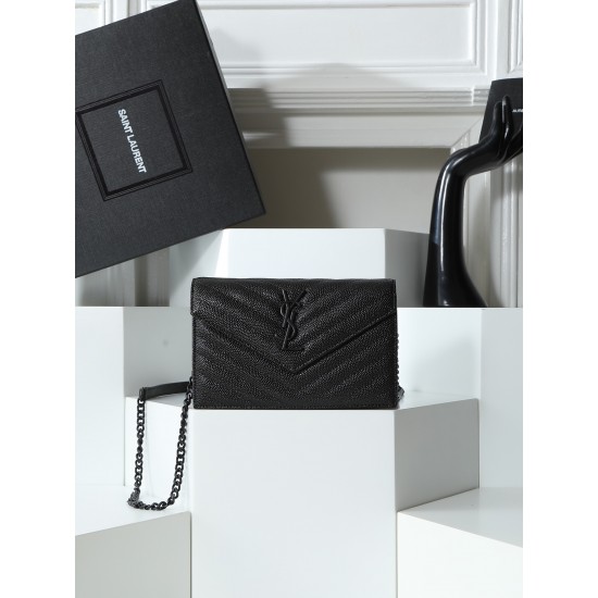 200 shipments YSL Saint Laurent out of the explosive models have to say Saint Laurent chain bag in the fashion circle has been on fire can not work this old French luxury brand has a man of magic LOOK not lack of highlights original leather imported calfs