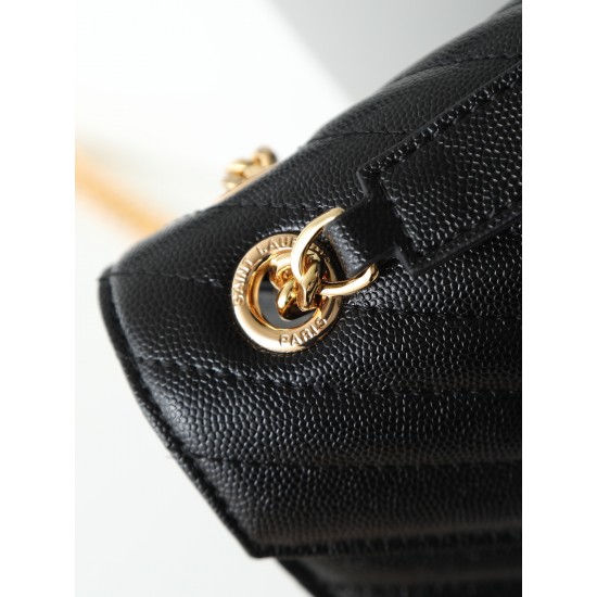 270V show SaintLaurent SaintLaurent SSLP counter newest version market exclusive Decorative interlocking metal YSL logo The hardware is perfect and flawless The original ball pattern pattern The handfeel is superb The details are exquisite handmade Exquis