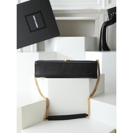 270V show SaintLaurent SaintLaurent SSLP counter newest version market exclusive Decorative interlocking metal YSL logo The hardware is perfect and flawless The original ball pattern pattern The handfeel is superb The details are exquisite handmade Exquis