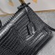 250YSL crocodile pattern Prince Wen the same models continue to burst in the special cowhide pressure three-dimensional pattern imported electroplating antique silver hardware street photography talisman tracking focus practical classic models temperament