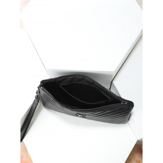 180 Black Buckle YSL Market Exclusive Beaten and molded to order The highest version of the market strong YvesSaintLaurent embroidery line handbag Italian calf leather hand feeling super The first in the market Size 30Cm Model 1850