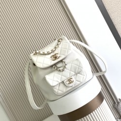 680 22A Series AS2908 Sheepskin DUMA Shoulder Small Backpack Women's Backpack One eye fell in love with this sheepskin this white do not have to worry about the stain-resistant Oh capacity is super sensational summer flower dresses with this must be invin