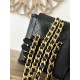 950 In stock ChaneVintage shoulder bag It is no exaggeration to say that this is a vintage backpack that can be passed on to future generations Classic double c logo diamond pattern with gold metal Leather chain shoulder straps texture full of lambskin le