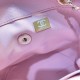 730 light pink ball pattern large 23P super hot double backpack physical very small about the same size as the old duma color color is undoubtedly still a premium model is difficult to buy bitter on the body is very good with the very durable absolutely w