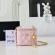 550 top version of the steel and gold ball box bag exquisite chic chain small cosmetic case decent square shape mini cute invincible a small space in addition to the phone to put not trivial small objects or quite can be stored decorative metal ball adjus