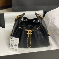 700 25p mini size chanel chanel hobo underarm bag hippie underarm bag small vintage gold coin button drawstring bucket bag diamond pattern vintage denim with leather classic chain design high class sense of daily travel must-have look beautiful texture wh