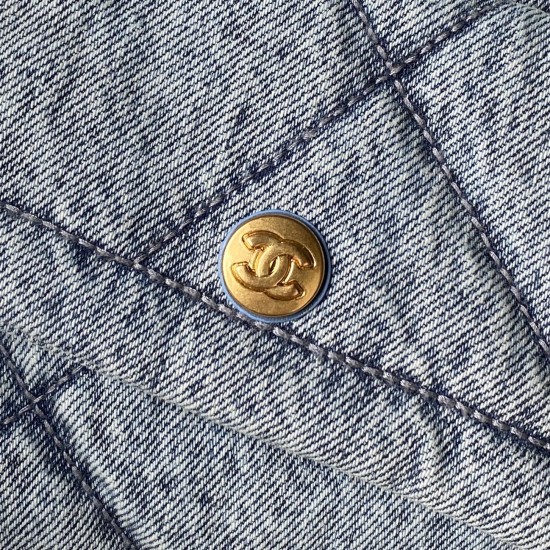 880 Cowboy Chanel25K fall and winter limited edition shopping bag High-end sense of pull full AS5727 really too excited cowboy with gold metal double pockets chain vintage pendant more stylish immediately let the classic diamond retro generous golden doub