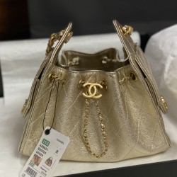 700 25p mini size chanel chanel hobo underarm bag hippie underarm bag small vintage gold coin button drawstring bucket bag diamond pattern vintage denim with leather classic chain design high class sense of daily travel must-have look beautiful texture wh