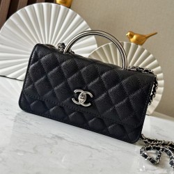 650 organ bag ohanel25p black silver handle at a glance fell in love with the paragraph handle and logo are drip design bling bling too beautiful sense of high class black system ensemble super love handsome cool beauty each one is the interpretation of s